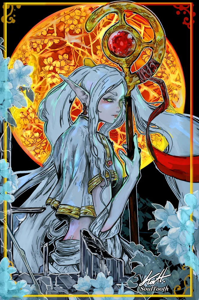 Frieren — Foil — Frieren: Beyond Journey's End art by Soultooth
