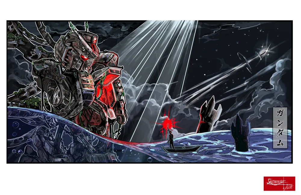 Gundam — Mobile Suit Gundam art by Soultooth