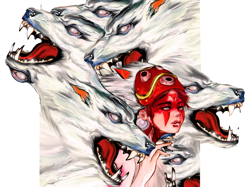 Princess Mononoke — Studio Ghibli art by Soultooth