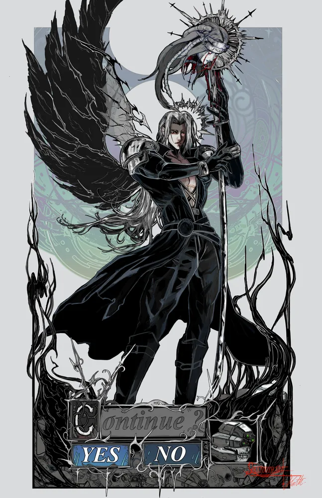 Sephiroth — Final Fantasy VII art by Soultooth