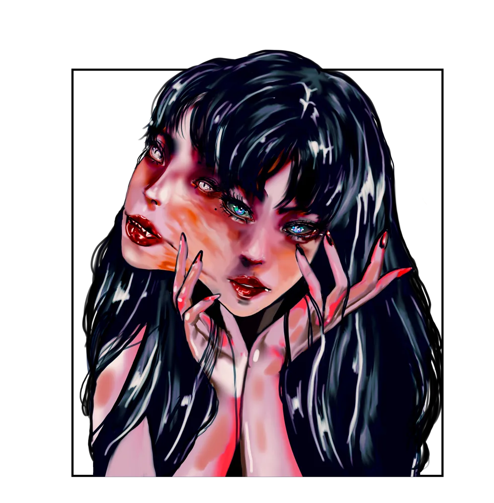 Tomie — Junji Ito art by Soultooth