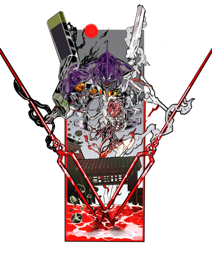Unit-01 — Neon Genesis Evangelion art by Soultooth